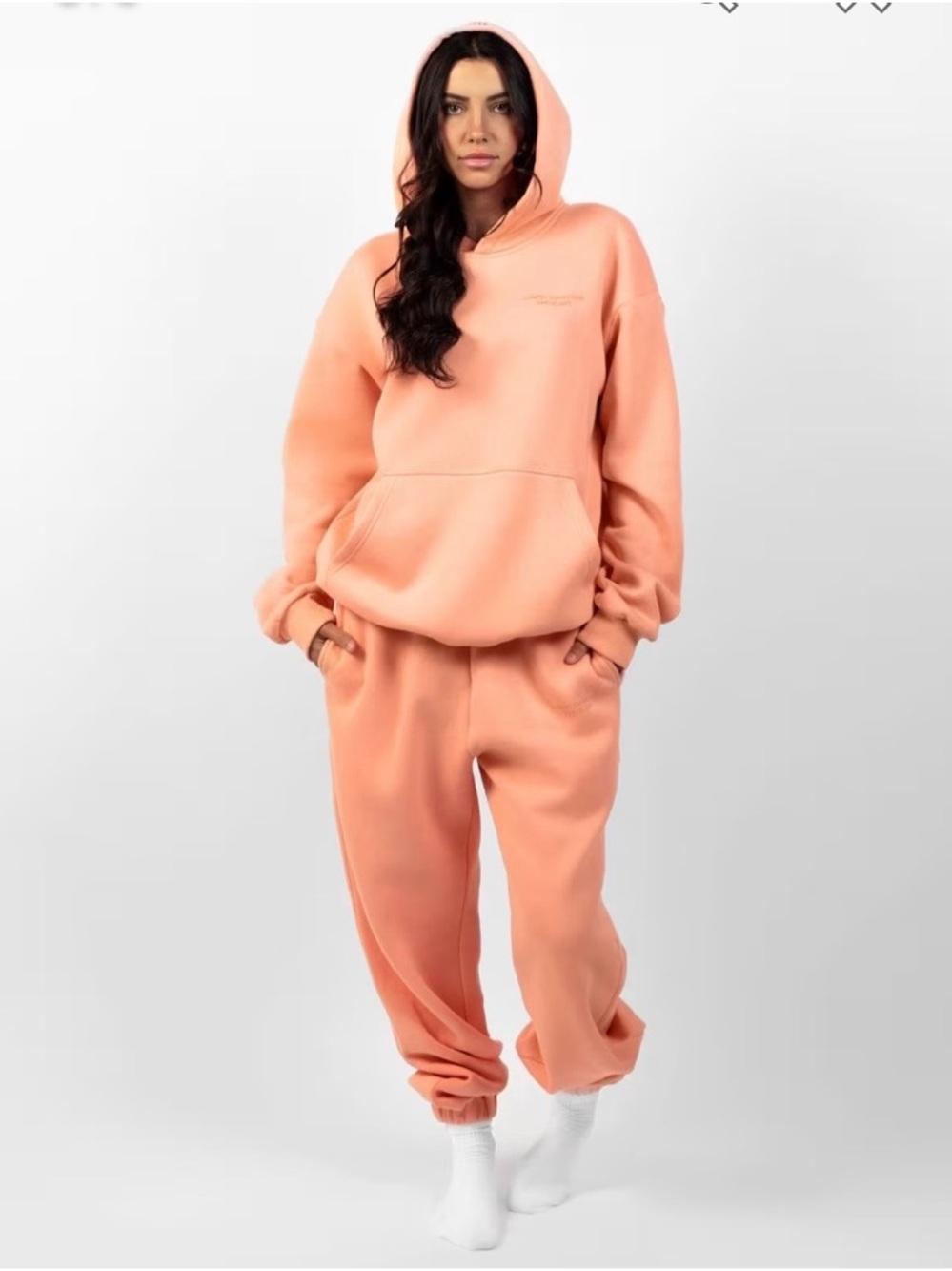 Unisex Creamsicle Oversized Hoodie & Joggers Set - NWOT